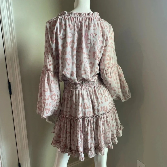 Buddy Love Zozo Dress in Rose Gold size medium - Picture 6 of 12